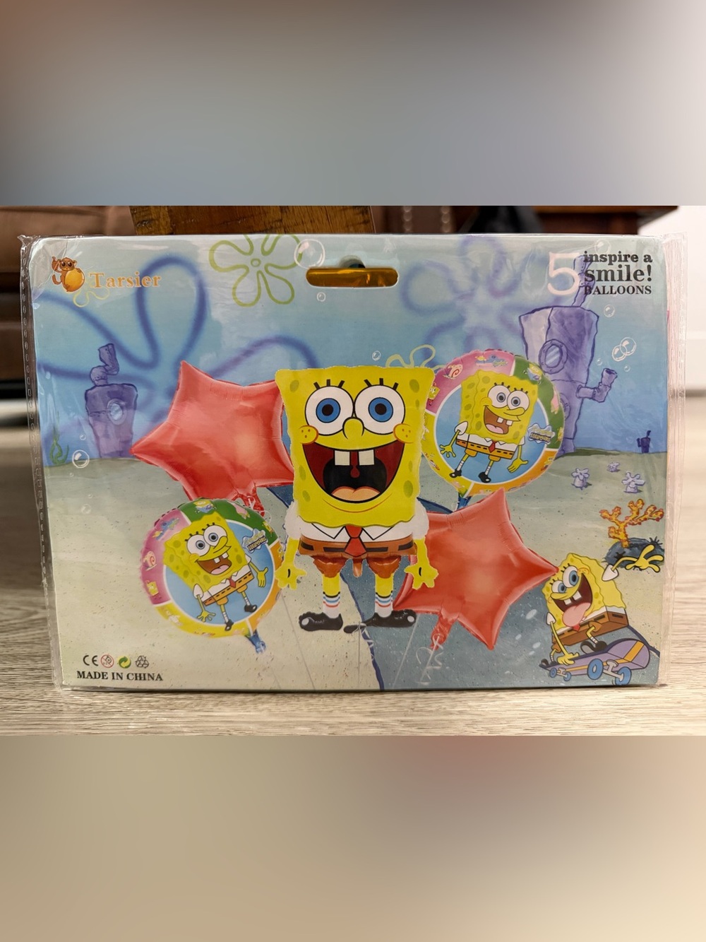 Spongebob Balloon Set (Spongebob, Patrick Starfish design)